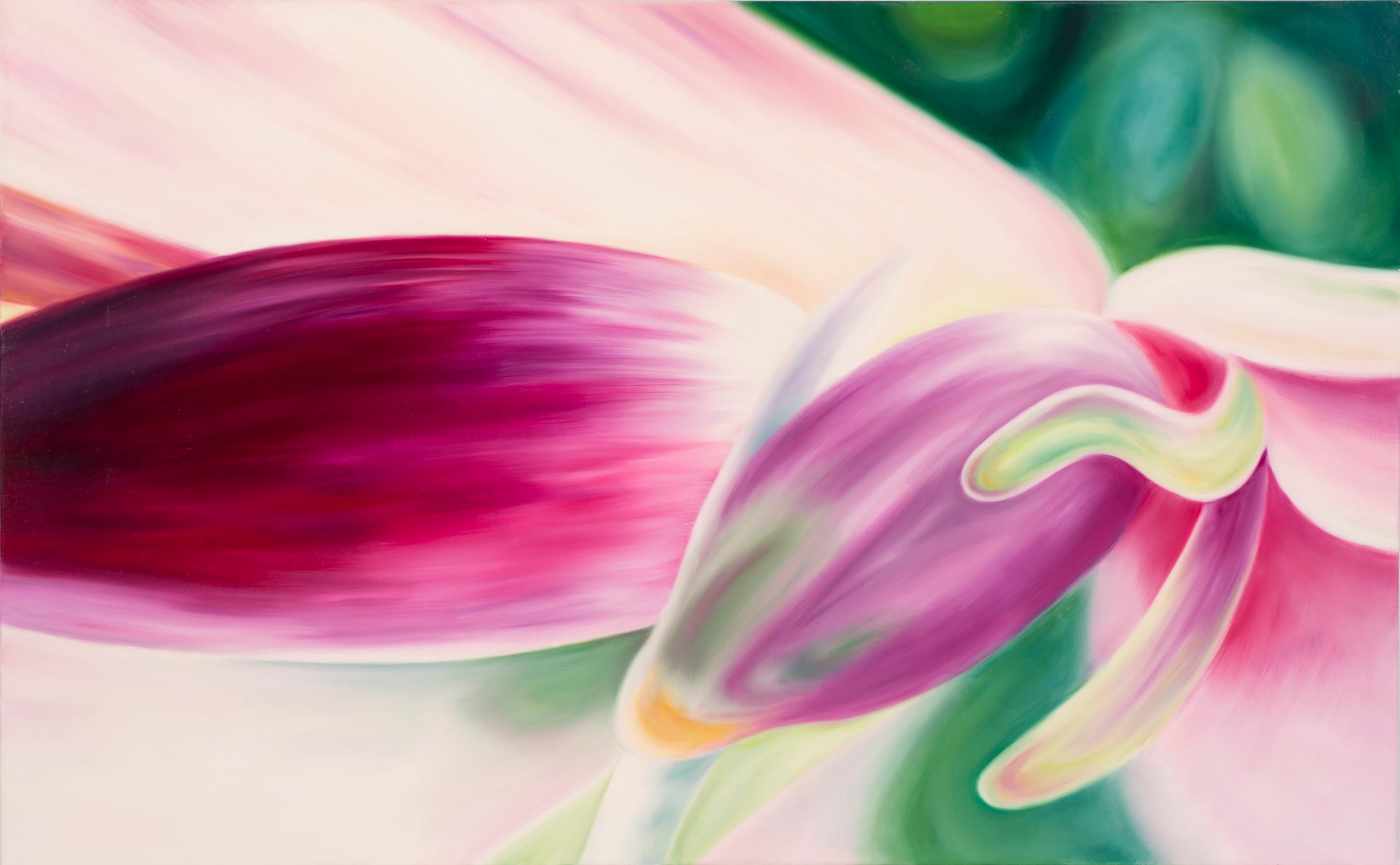 Rebirth - Blossom Flower Oil Painting