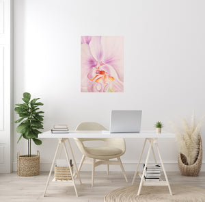 Best Self - White Orchid Flower Oil Painting