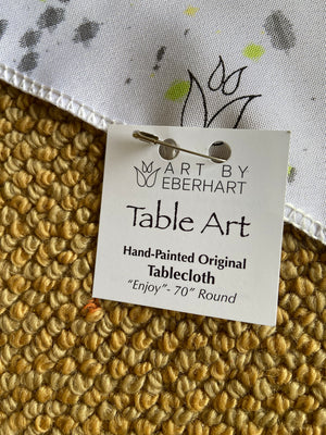 ENJOY  70" Round Tablecloth