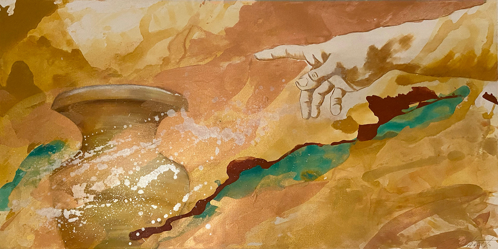 Eve - contemporary acrylic painting