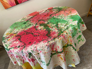 DECEMBER 70" Square Tablecloth