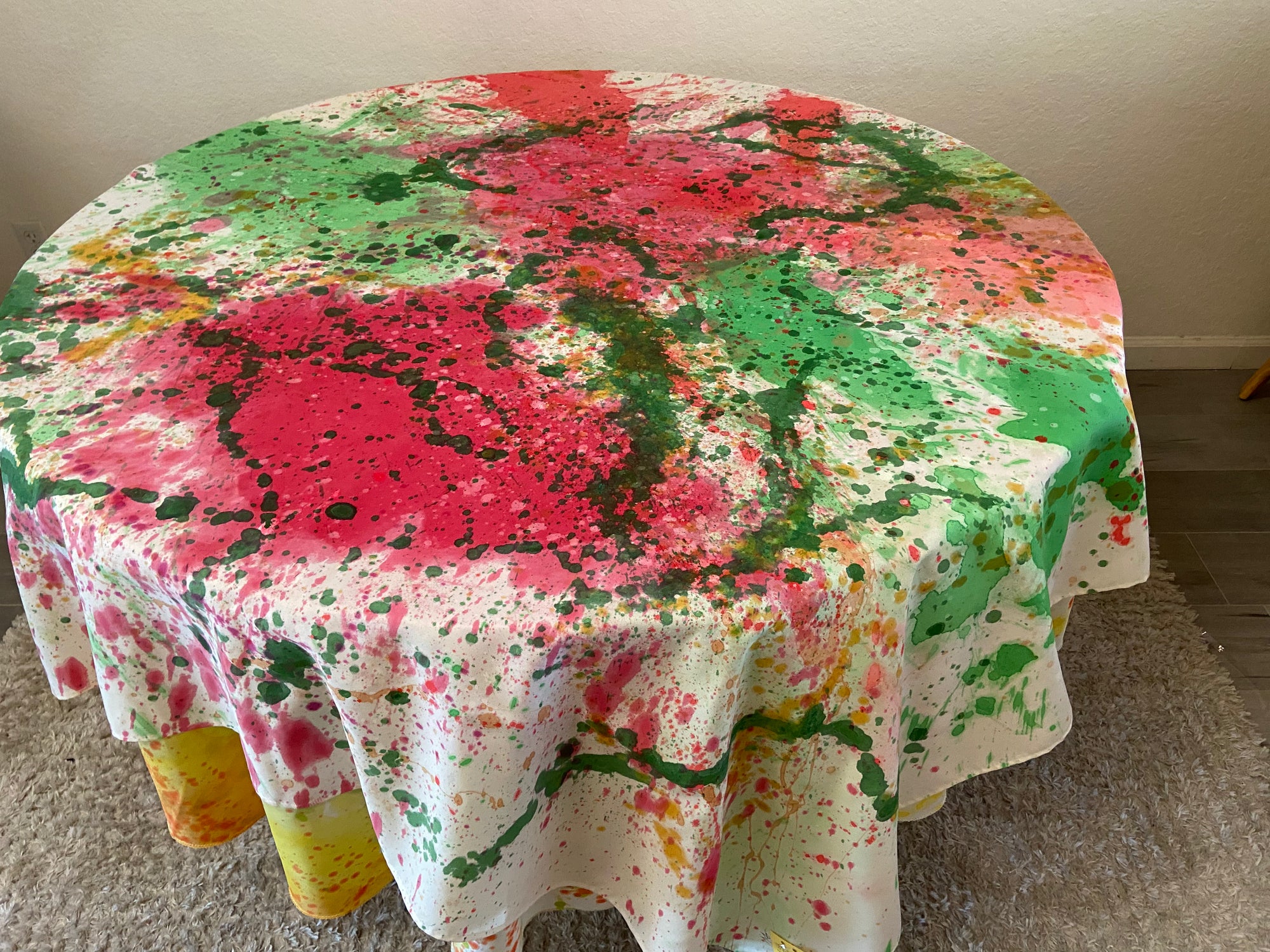 DECEMBER 70" Square Tablecloth