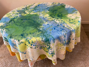 GREENBLUE 70" Round Tablecloth