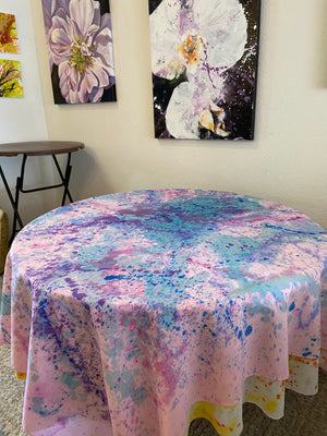 ORCHID 85" Square Tablecloth