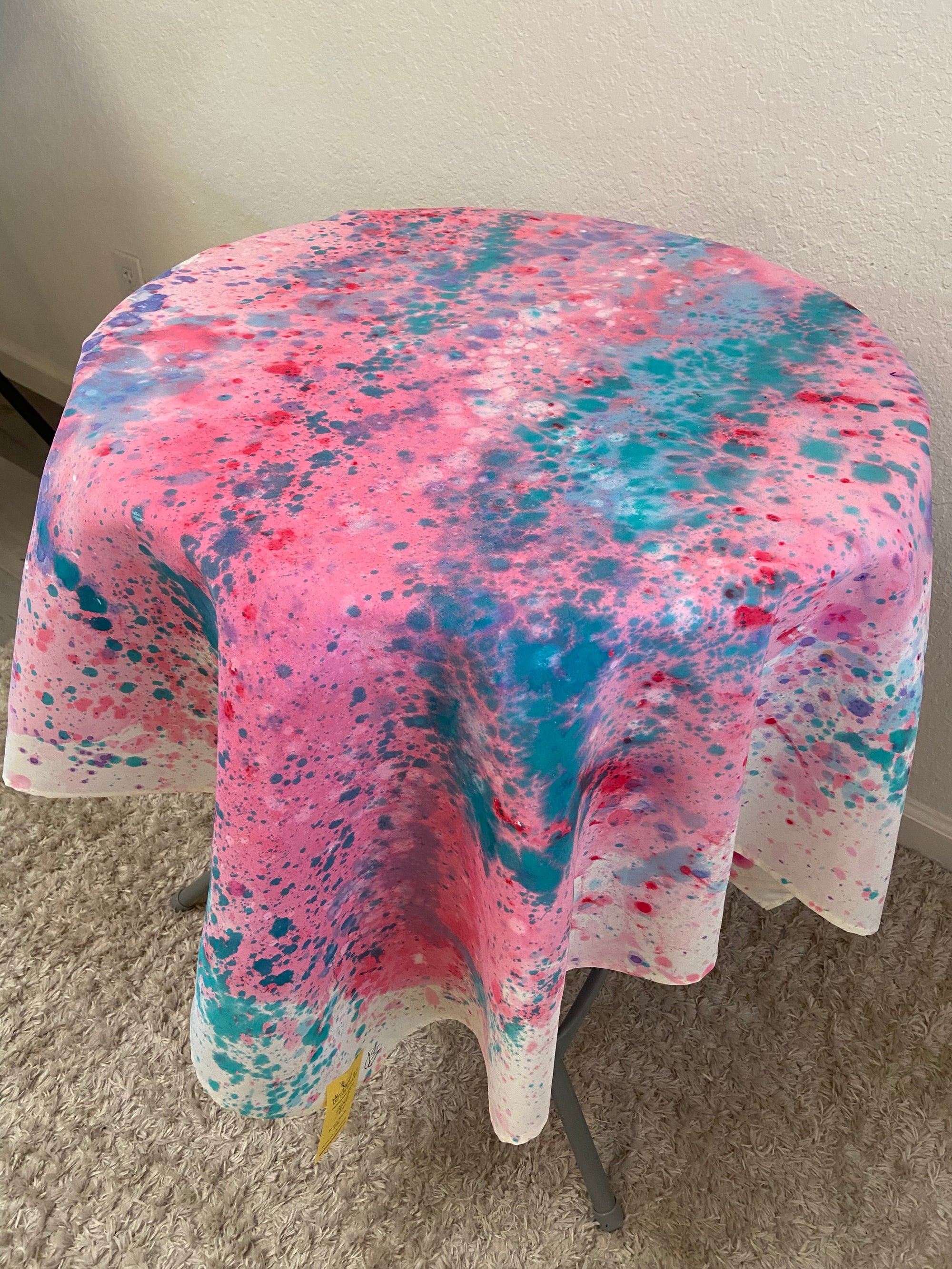 PINK 54" Square Tablecloth