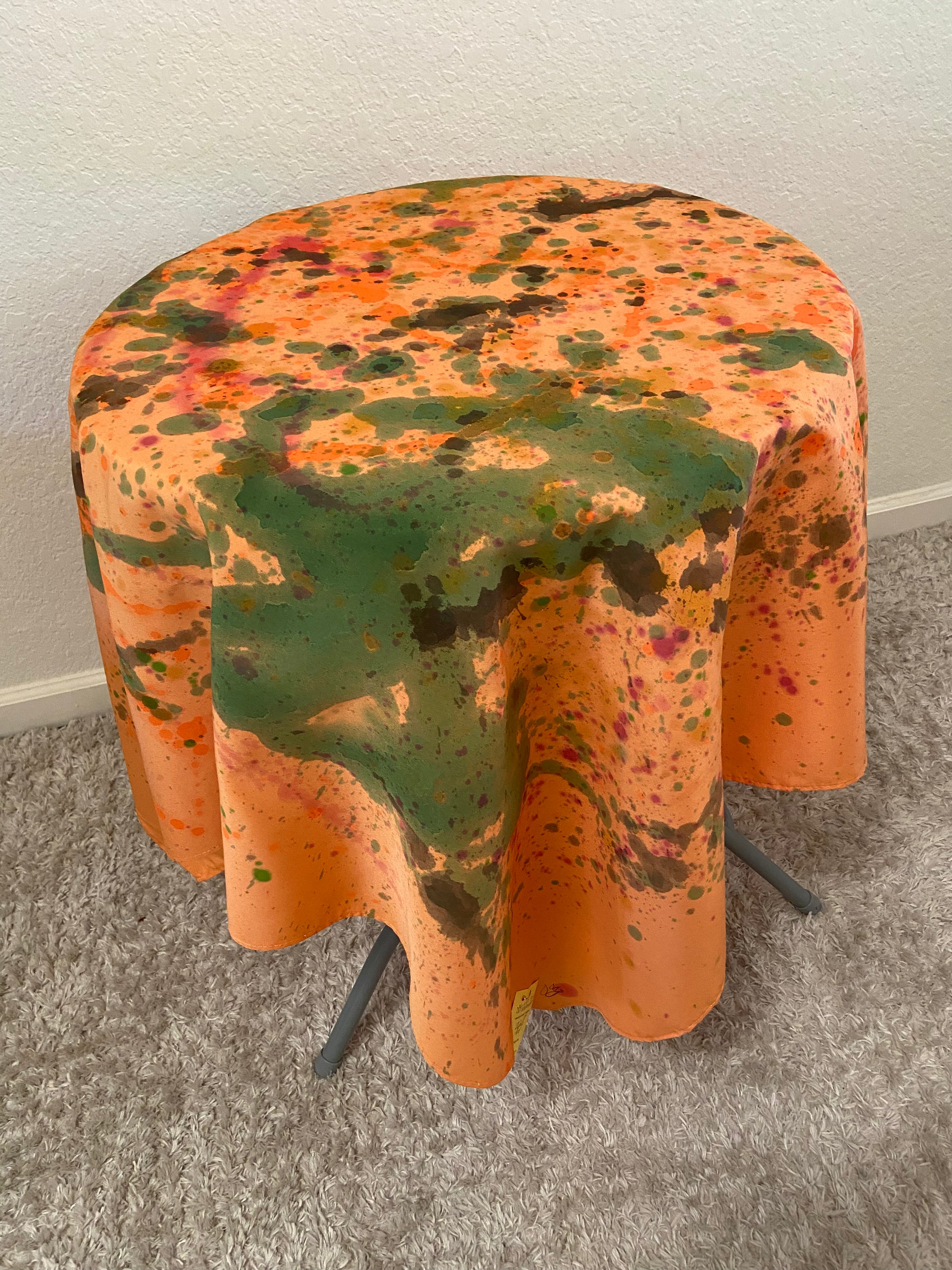 PUMPKIN. 54" Square Tablecloth