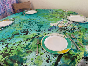 BREEZE  120" Round Tablecloth