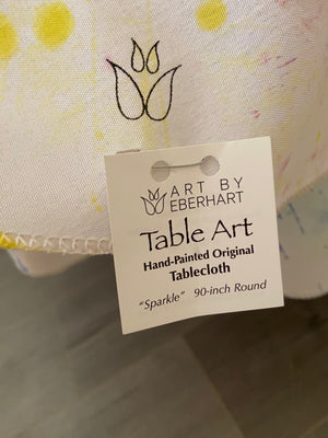 SPARKLE  90" Round Tablecloth