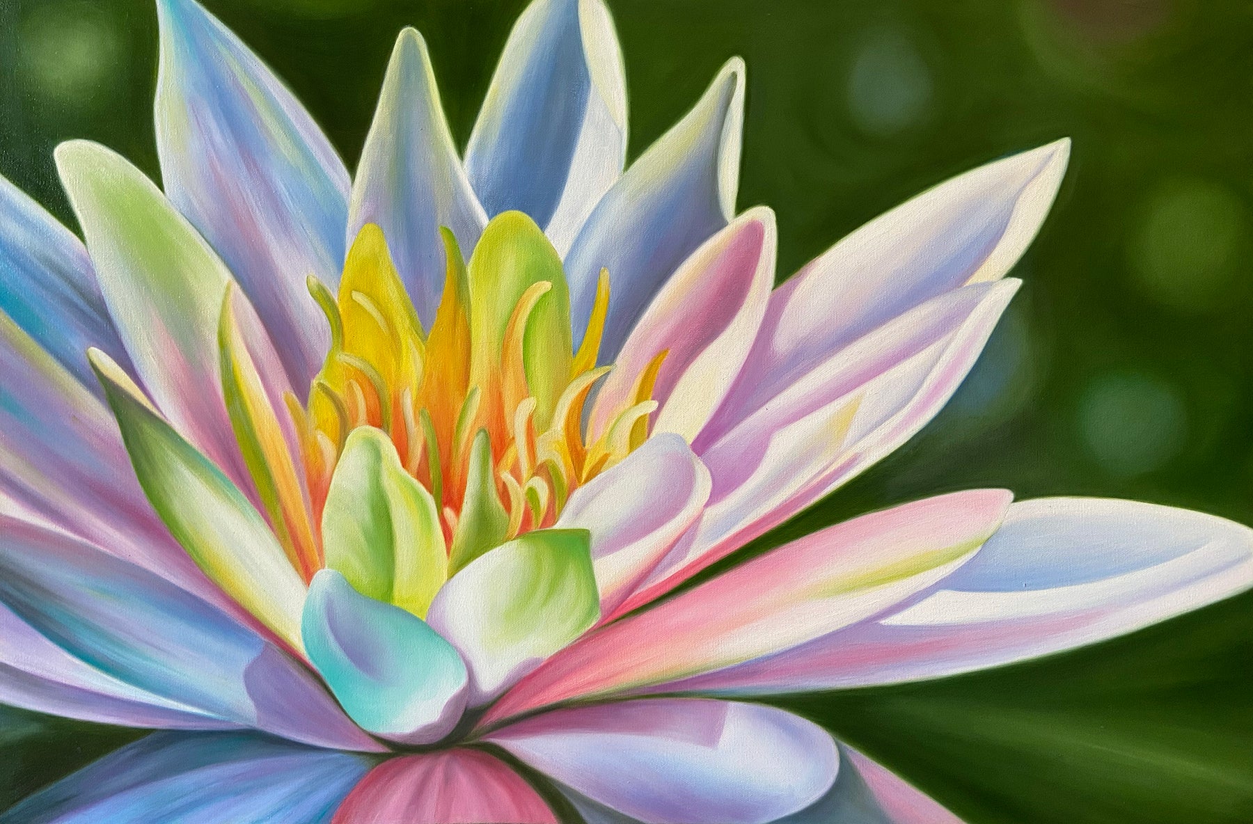 Lullaby Lily - Flower Oil Painting