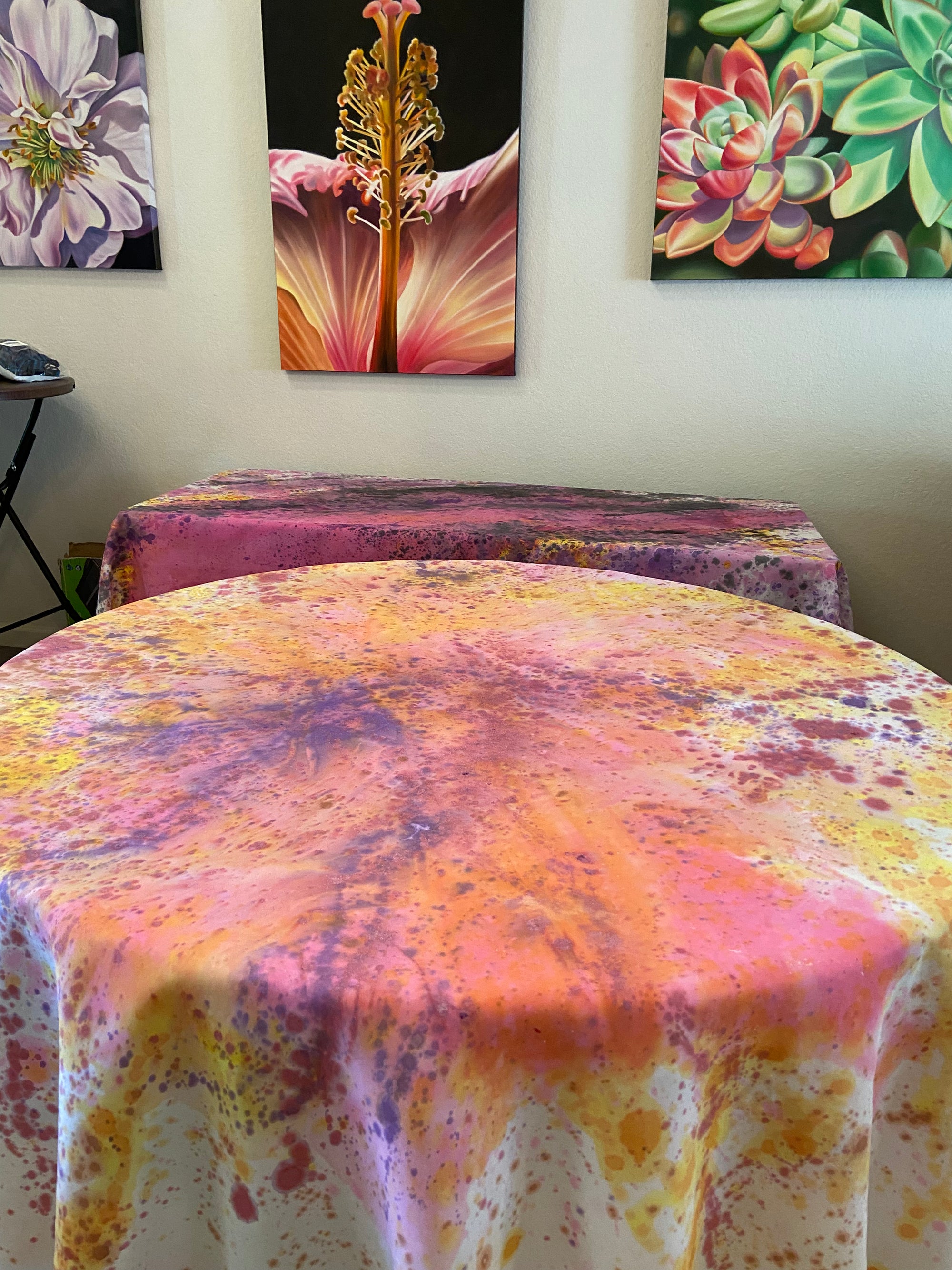 SOFTLY  90" Round Tablecloth