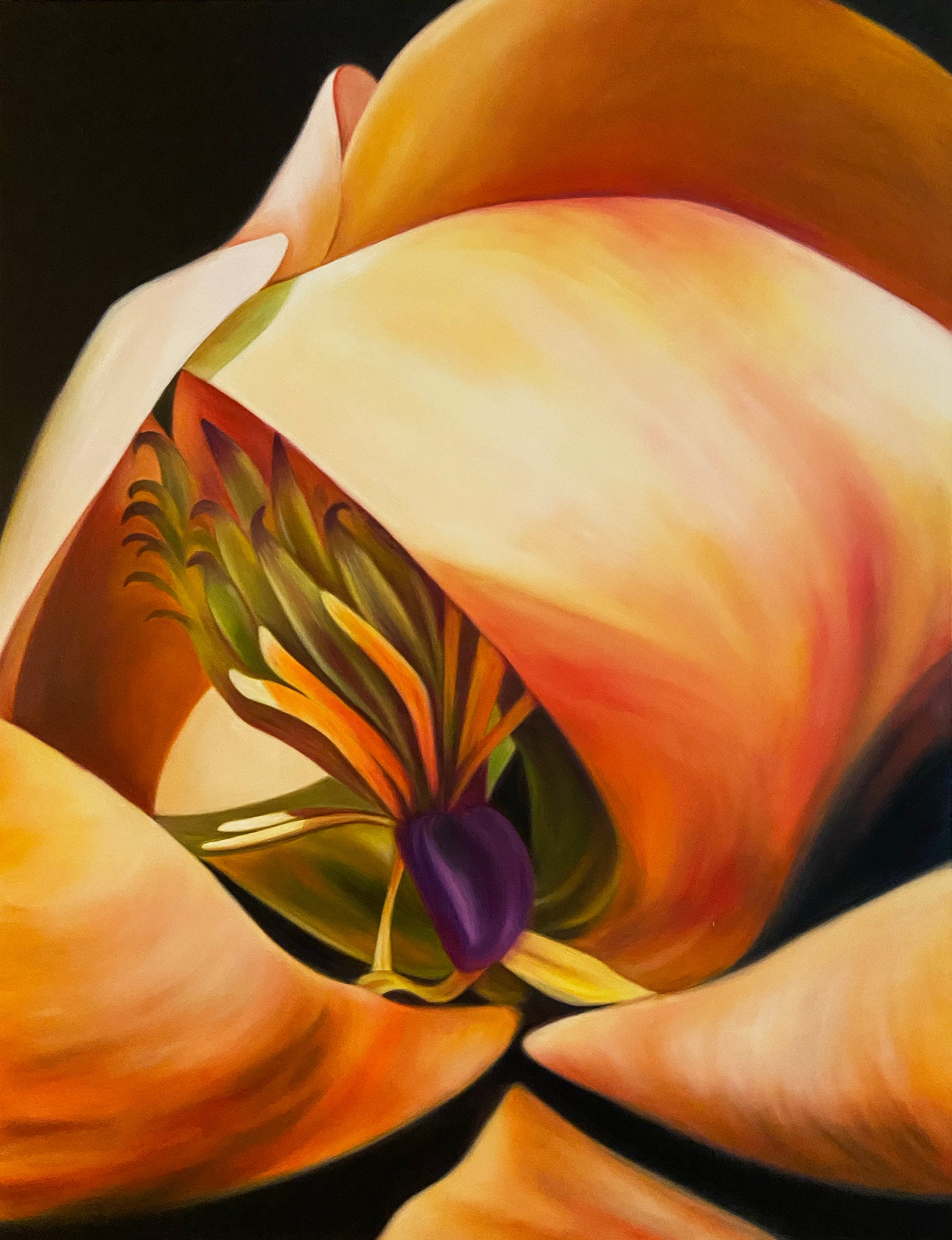 Secret - Magnolia Painting