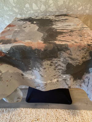 SILVER  70" Square Tablecloth