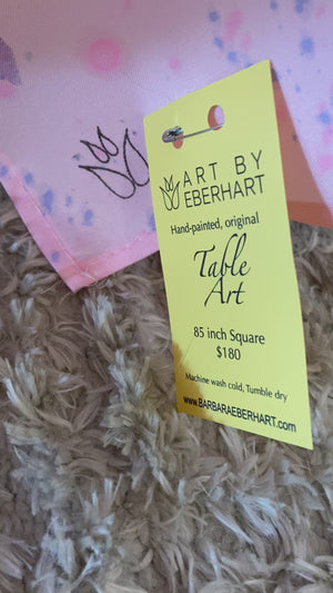 ORCHID 85" Square Tablecloth