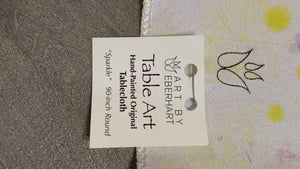 SPARKLE  90" Round Tablecloth