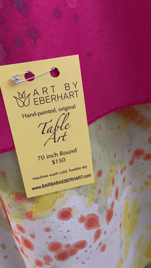 RICHES  70" Round Tablecloth