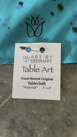 WATERFALL. 5x8' Rectangle Tablecloth