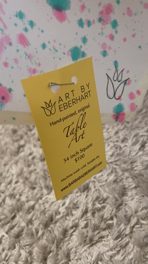 PINK 54" Square Tablecloth