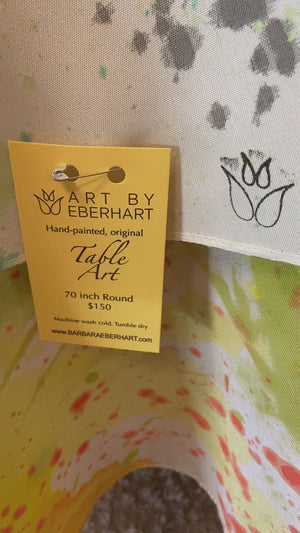 SPRINKLE. 70" Round Tablecloth