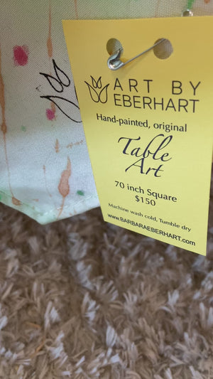 DECEMBER 70" Square Tablecloth