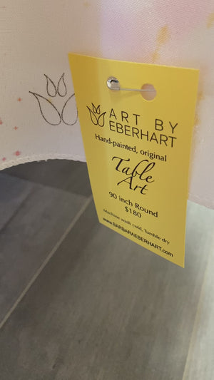 SOFTLY  90" Round Tablecloth