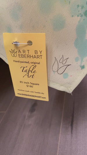 CRACKLE 85" Square Tablecloth