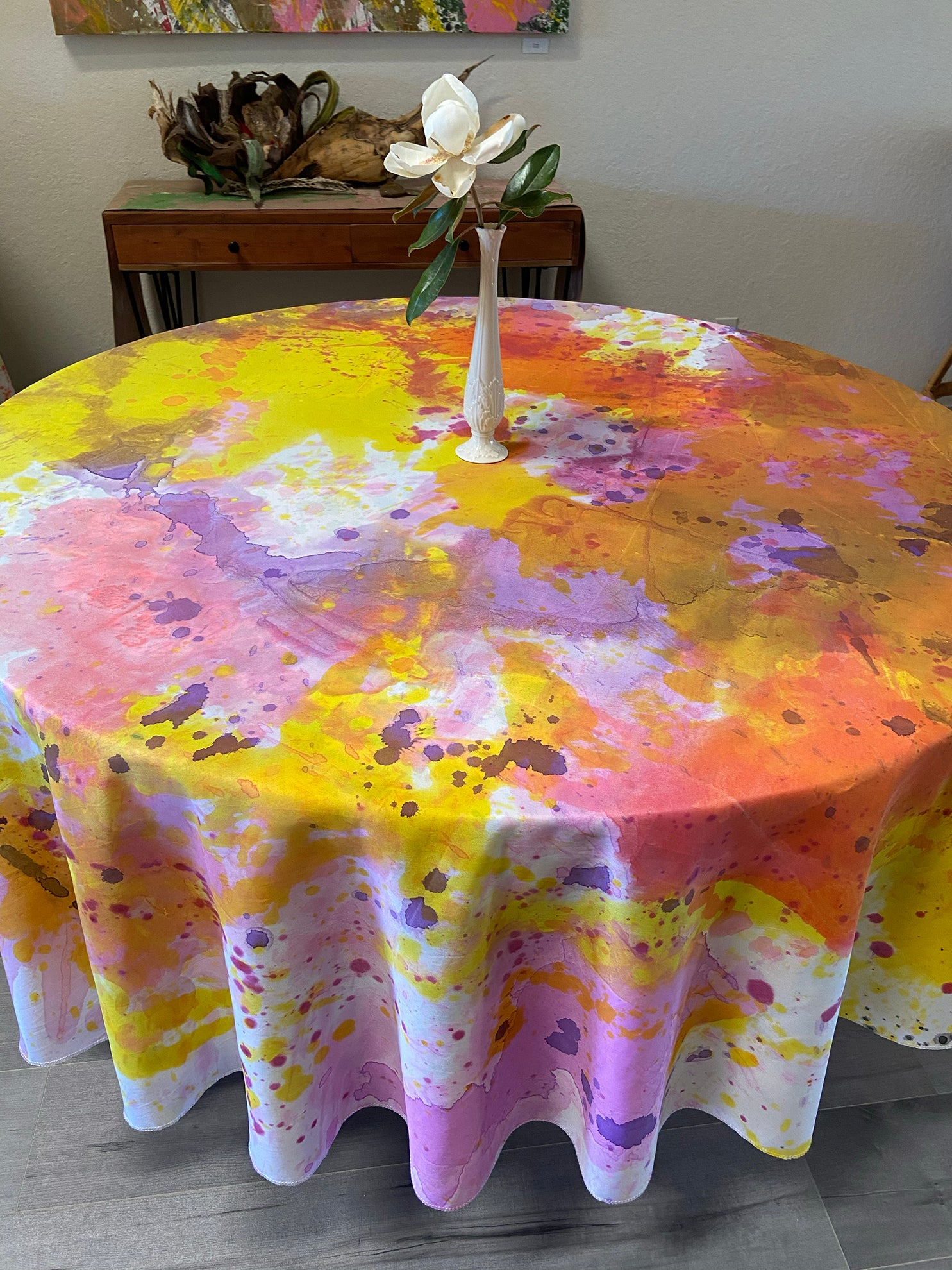SPARKLE  90" Round Tablecloth