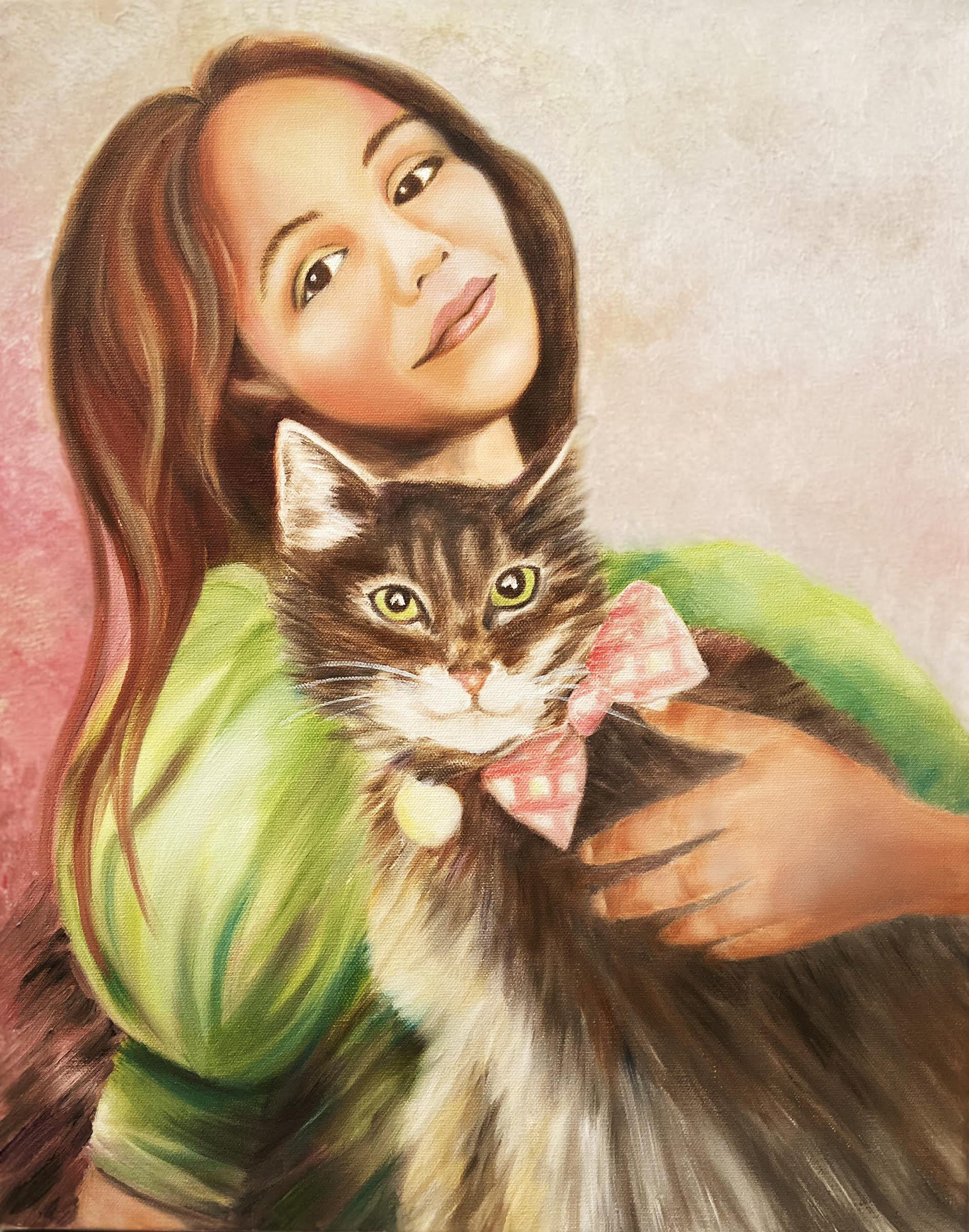 Custom Hand Painted Portrait of Your Pet Portraits From Photos 
