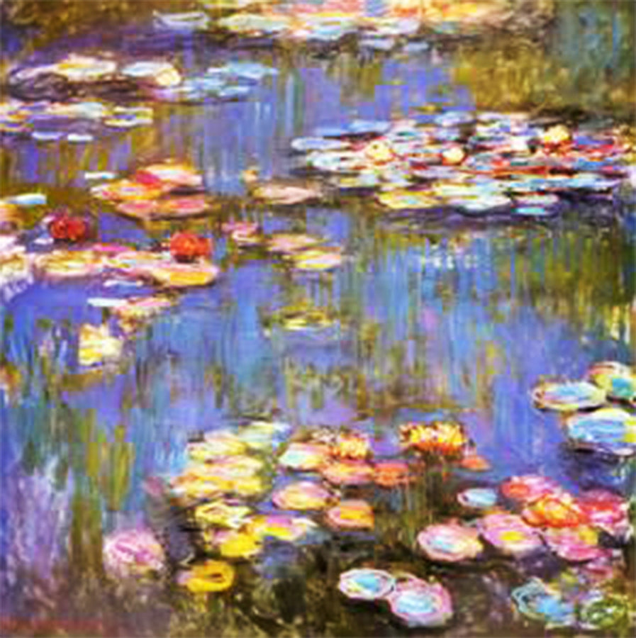 Claude Monet - Class 3 (Giverny - Waterlily Pond) - Art of Barbara Eberhart