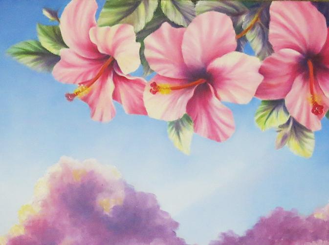 Lanikai Sunrise - Beach Scene Oil Painting - Art of Barbara Eberhart