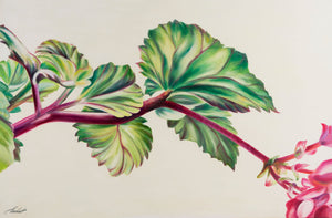 Thankful - Flower Sprig Oil Painting