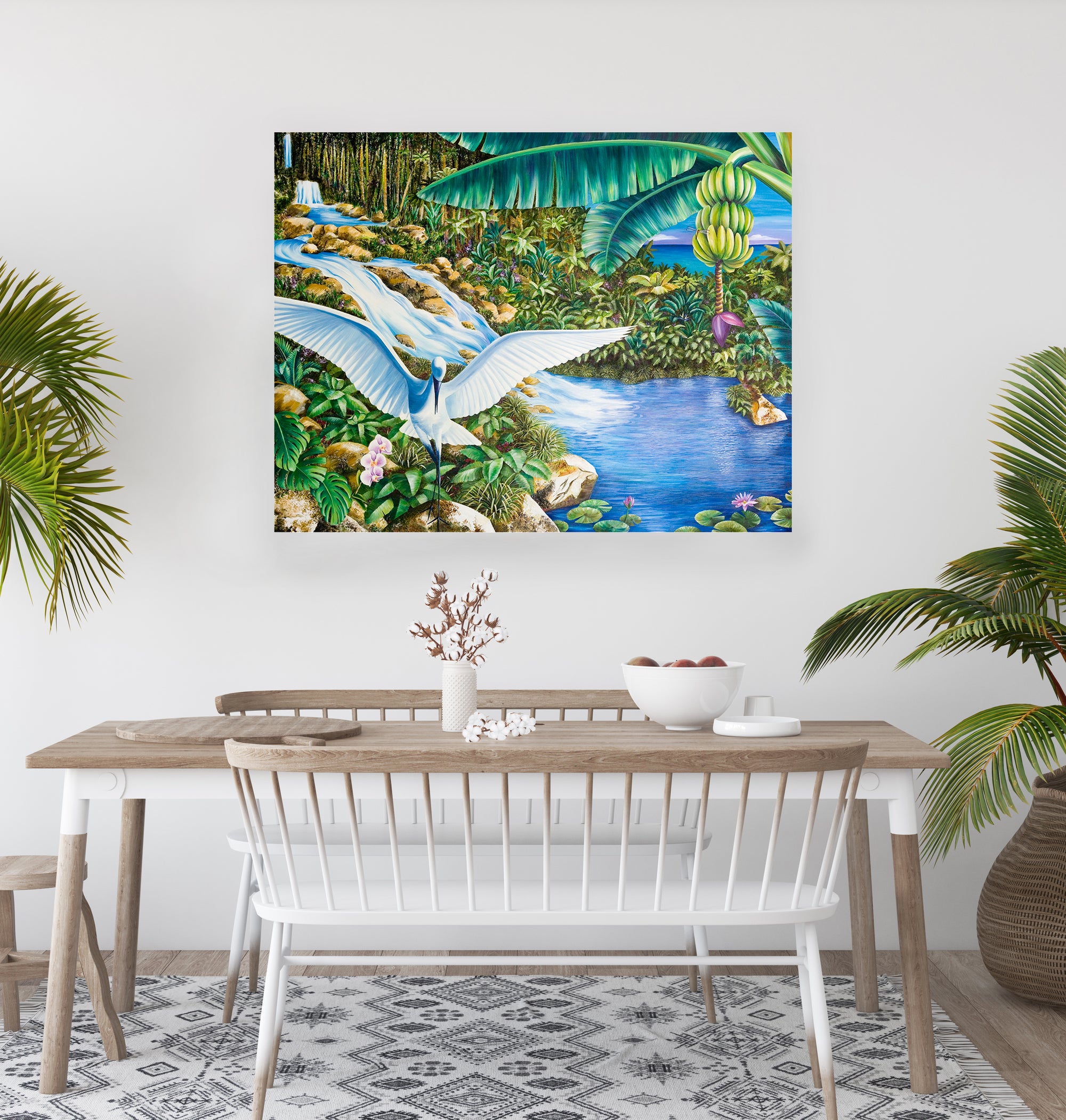 Arrival - Hawaiian Fantasy Painting - Art of Barbara Eberhart