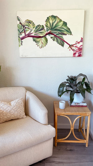 Thankful - Flower Sprig Oil Painting