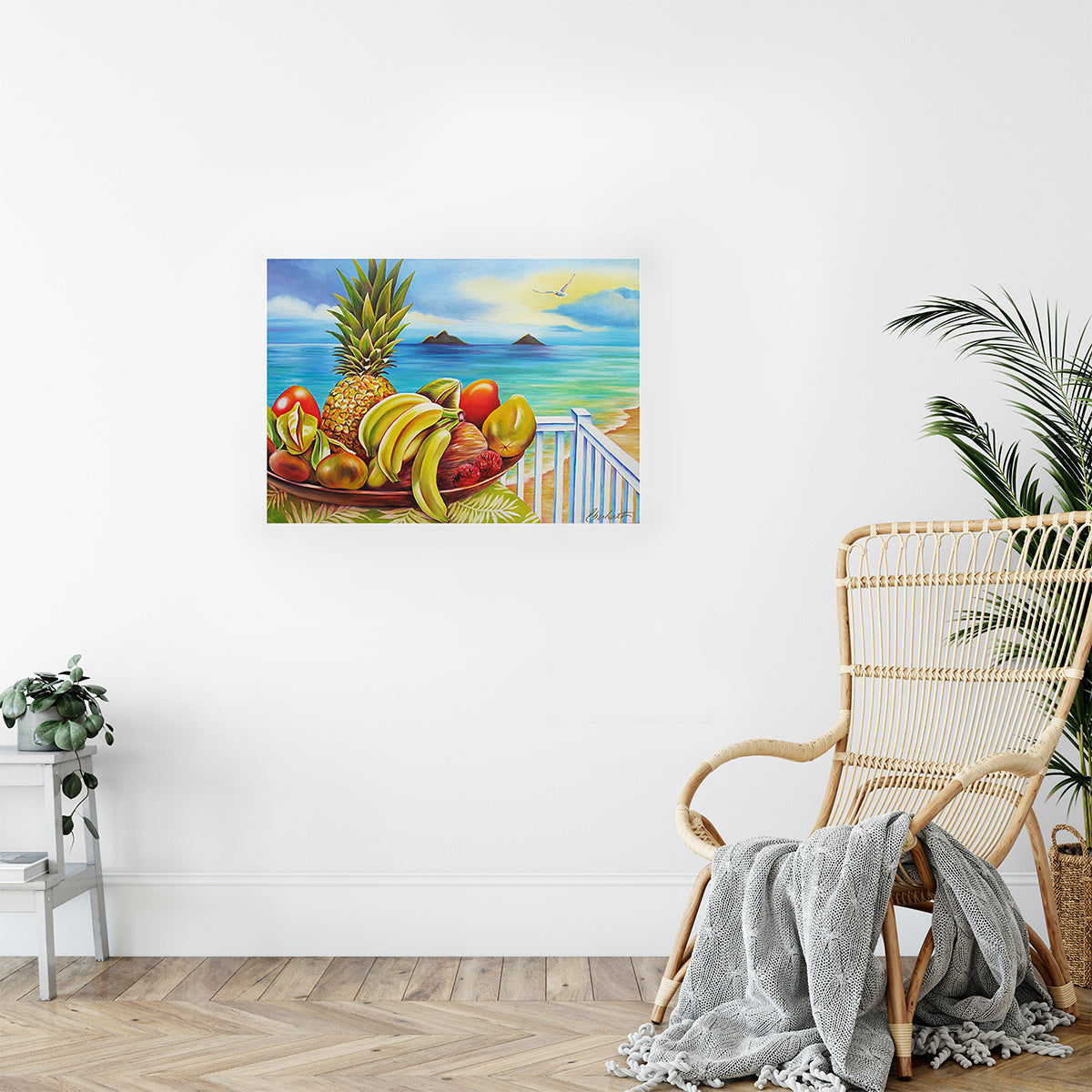The Good Life - Fruit Platter Oil Painting - Art of Barbara Eberhart